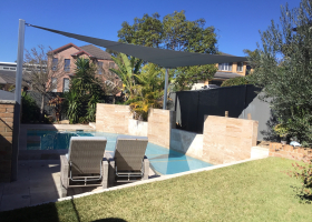 Shade Sail pool