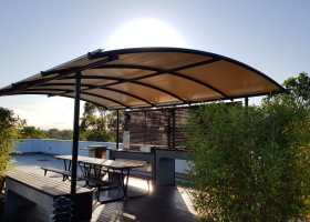 Curved Roof Shade Sail