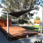 Black wood platform