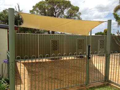 Shade Sail Posts Alone